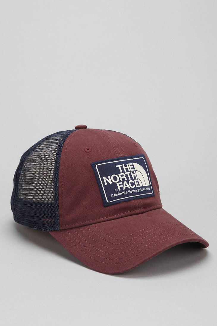 The North Face Mudder Trucker Hat in Maroon (Brown) for Men - Lyst