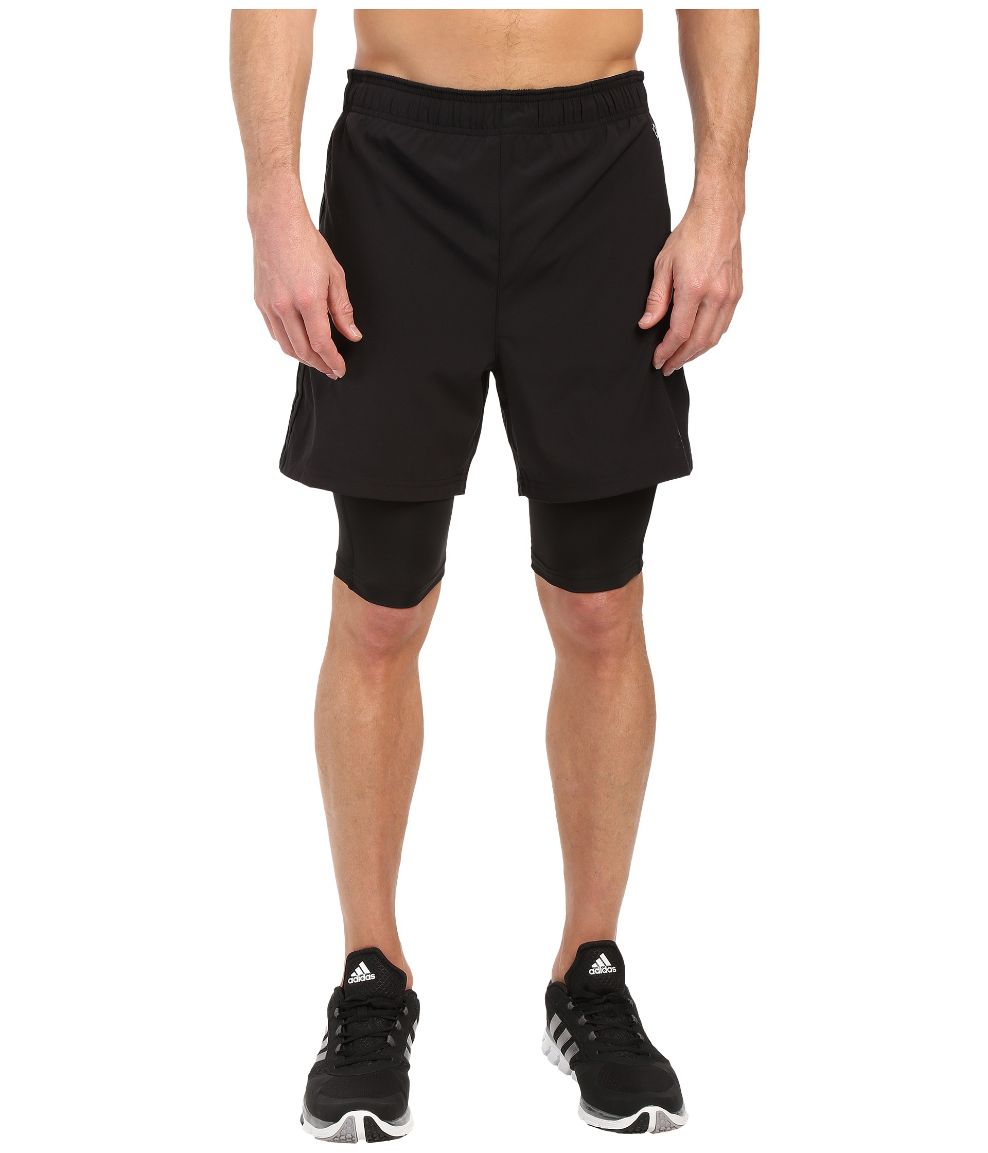 adidas 2 in 1 shorts mens