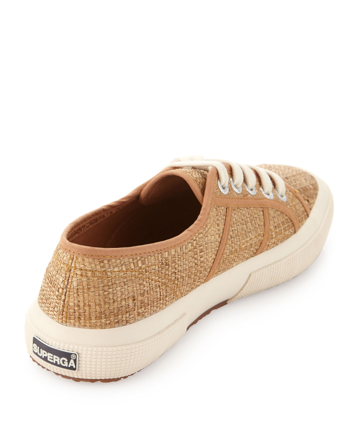 superga raffia sneakers