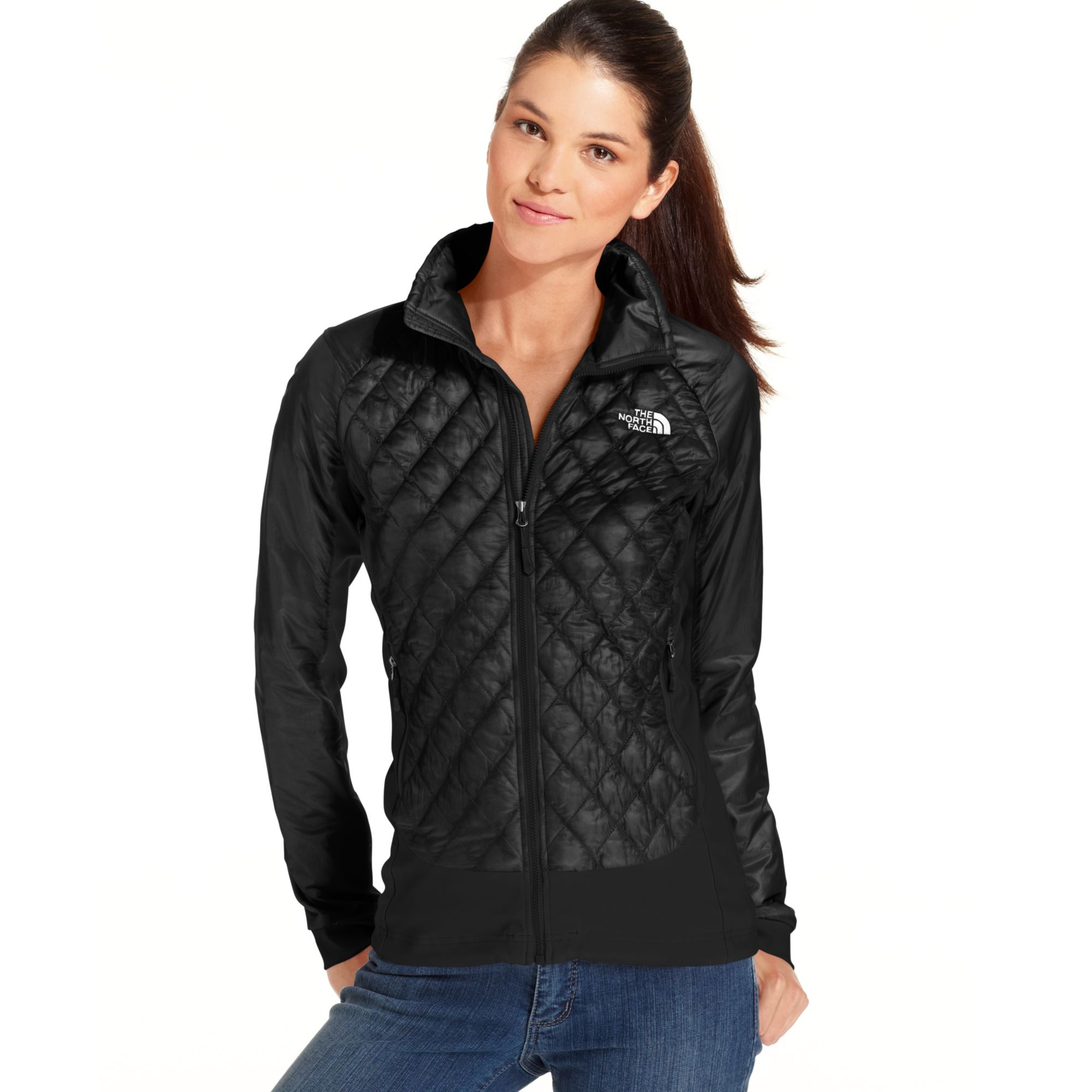 north face quilted jacket ladies