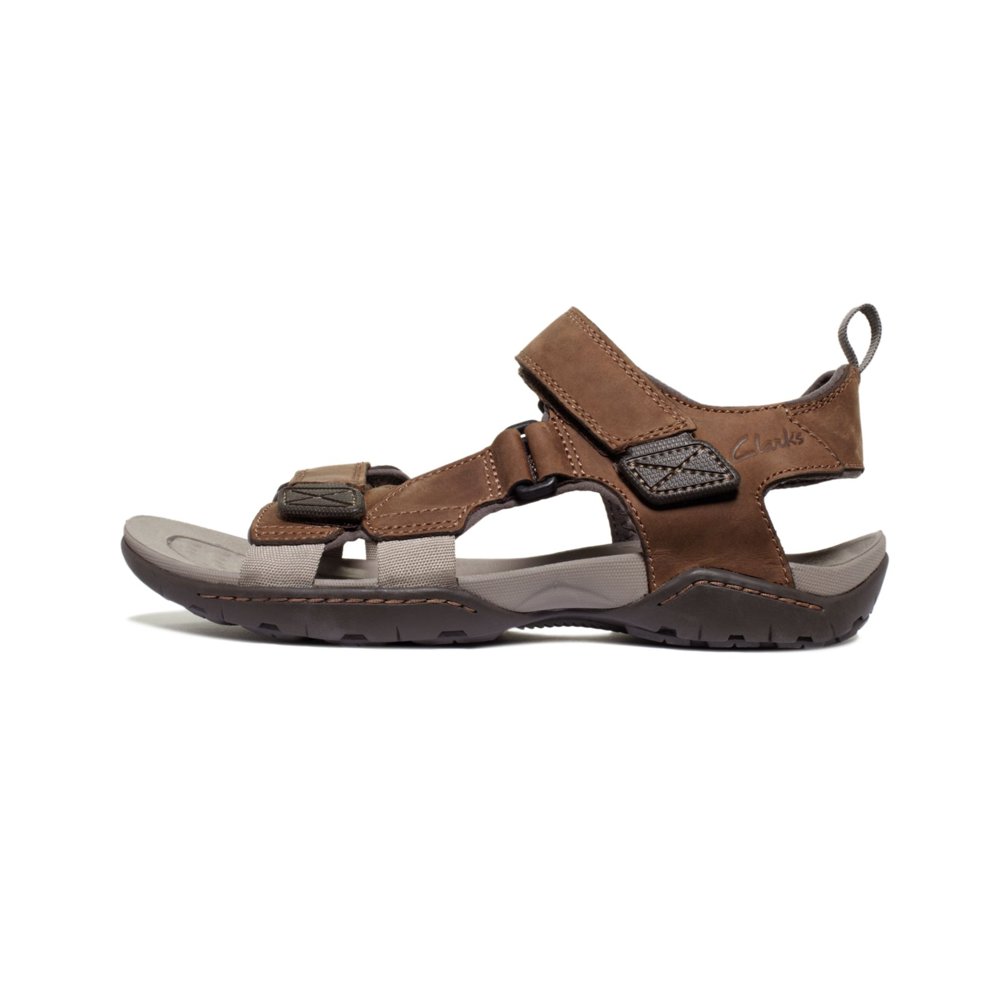 Clarks Vellum Shore Sandals in Brown for Men - Lyst