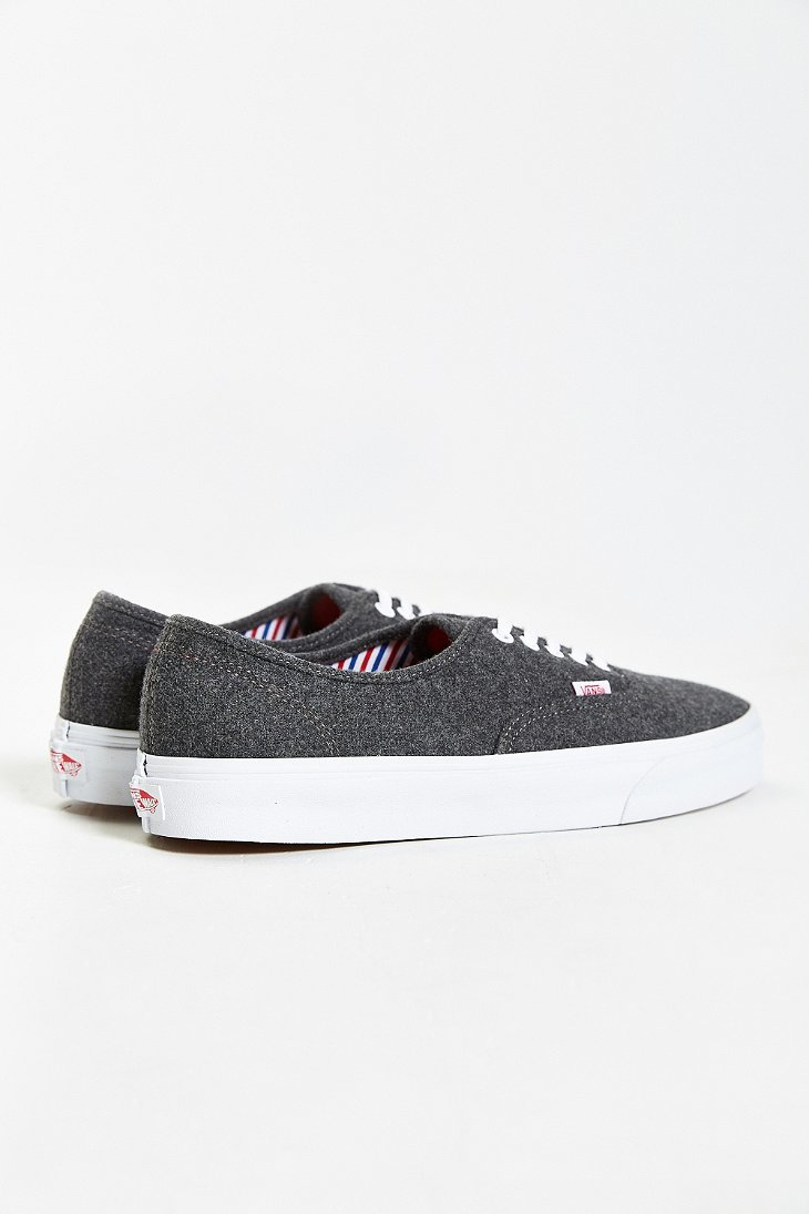 Vans Authentic Wool Sneaker in Grey (Gray) for Men - Lyst