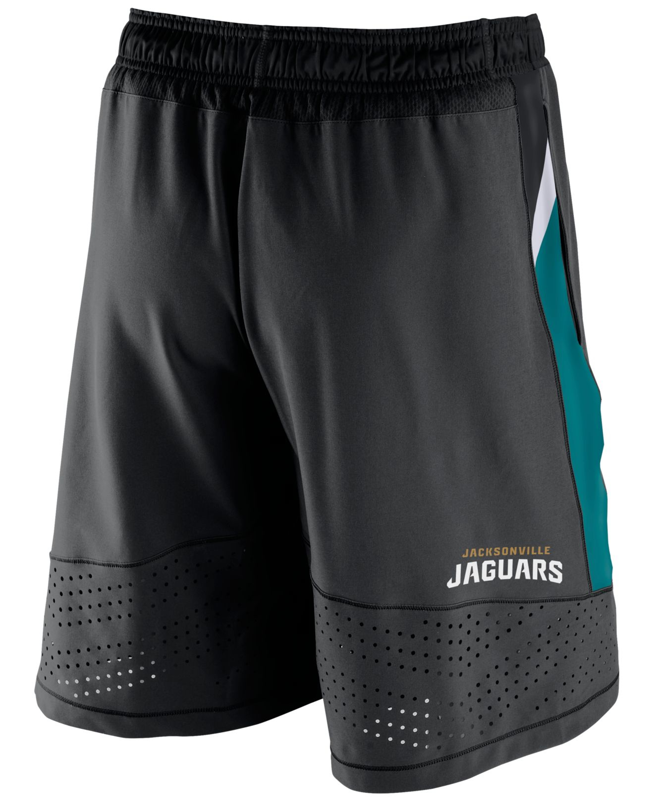 Nike Men\u0026#39;S Jacksonville Jaguars Speed Vent Shorts in Black for Men ...  