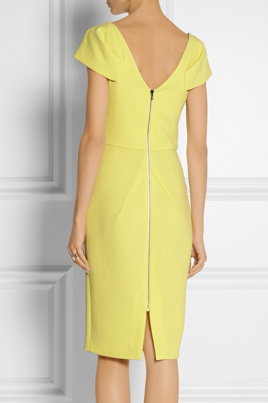 roland mouret yellow dress