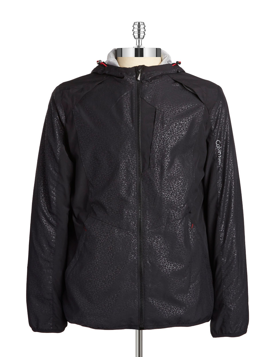 Calvin Klein Performance Hooded Performance Jacket in Black for Men Lyst