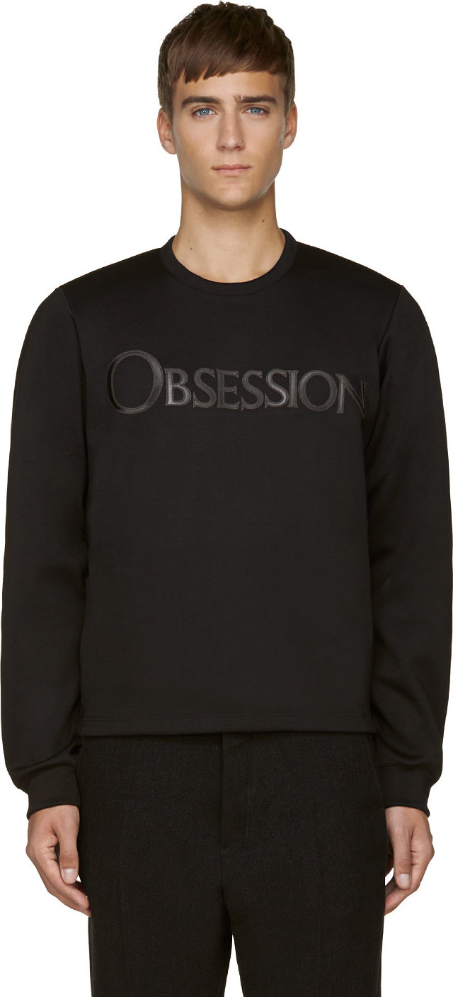 droom bijnaam Veranderlijk Calvin Klein Black Obsession Sweatshirt for Men | Lyst