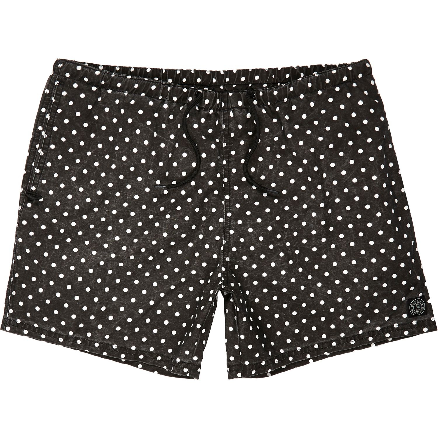polka dot swim shorts