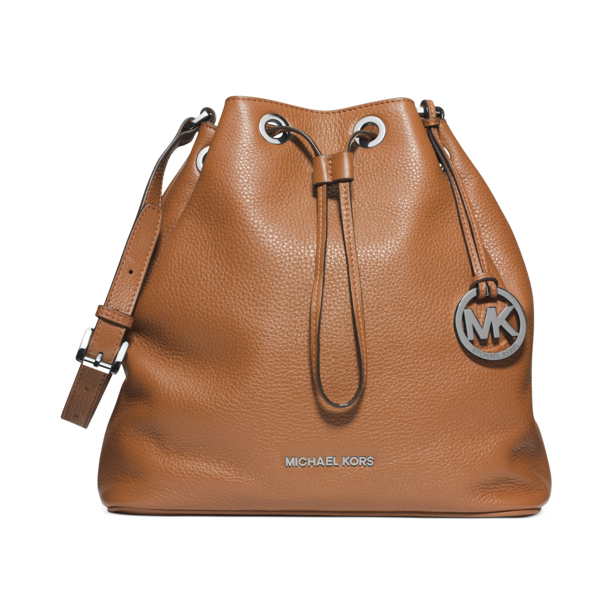 Michael kors Michael Jules Large Drawstring Shoulder Bag in Brown Lyst