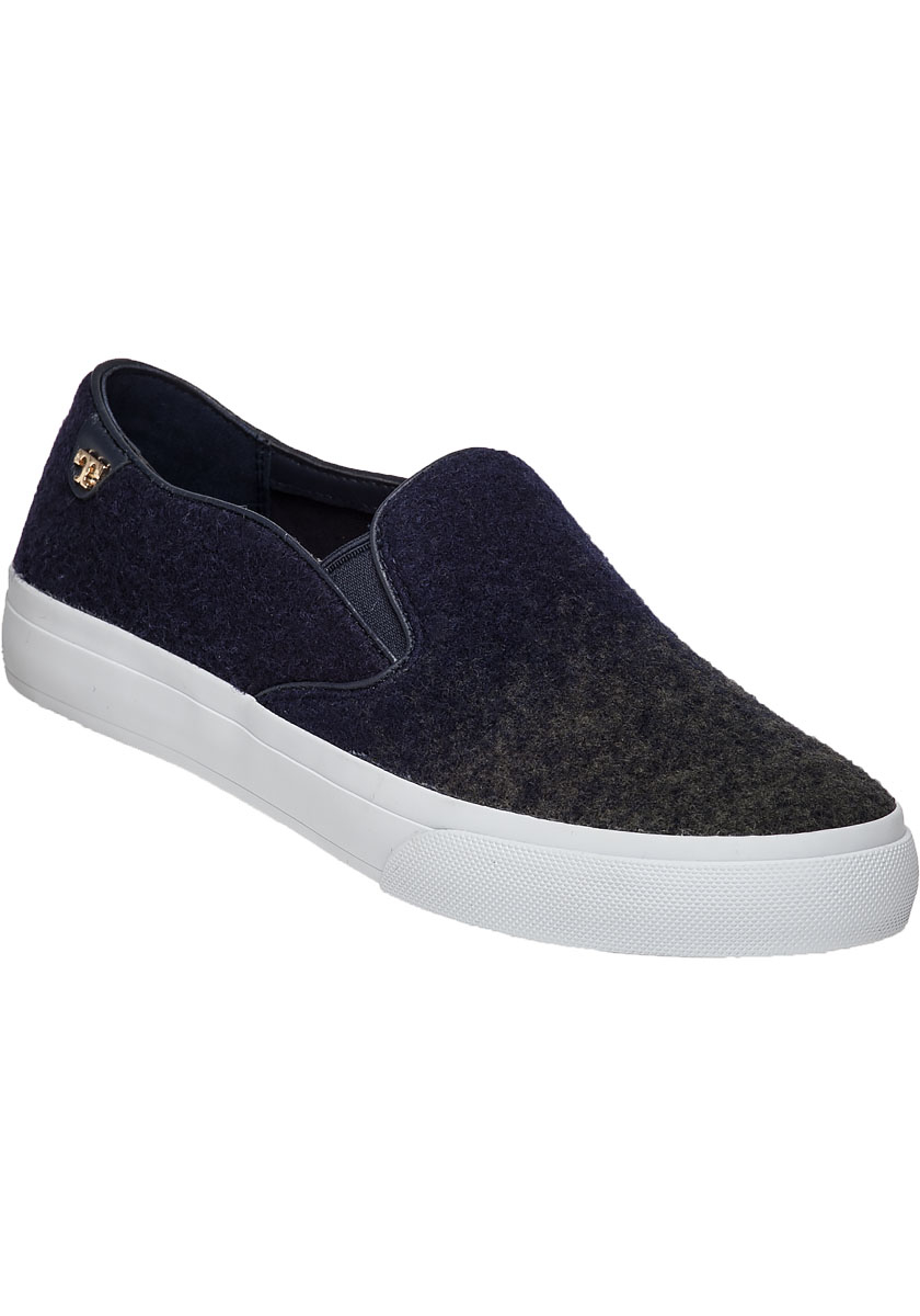 burch sneaker lyst burch rudi slip on navy olive sneaker in blue burch sneaker lyst burch rudi slip on navy olive sneaker in blue