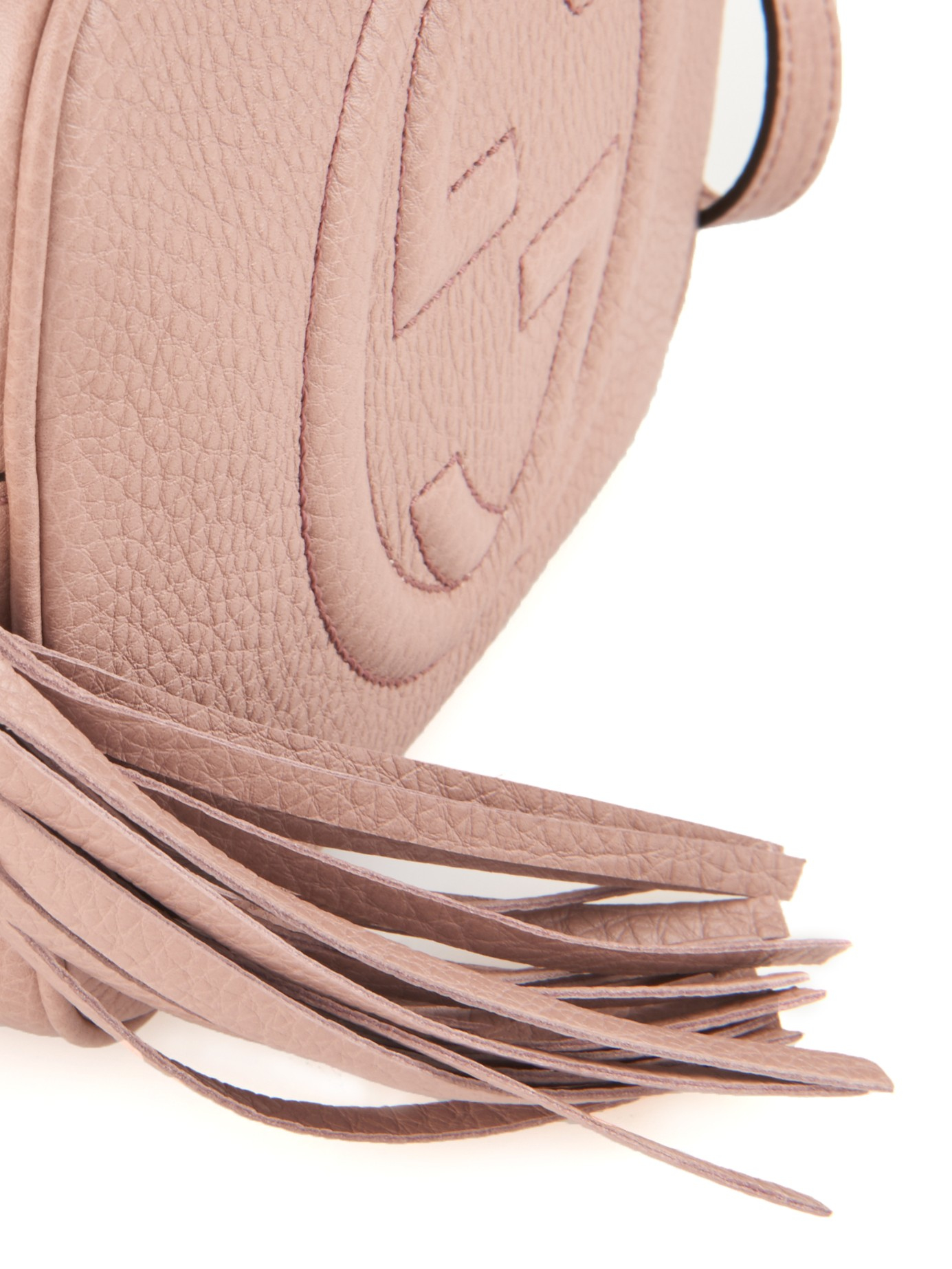 Gucci Soho Leather Cross-Body Bag in Light Pink (Pink) - Lyst