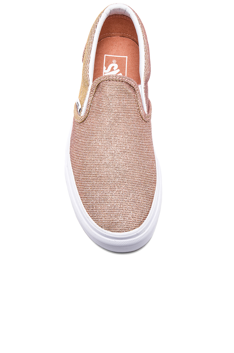 rose gold glitter vans