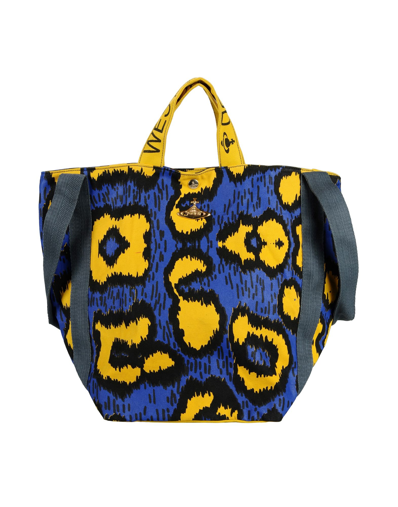 blue and yellow bag