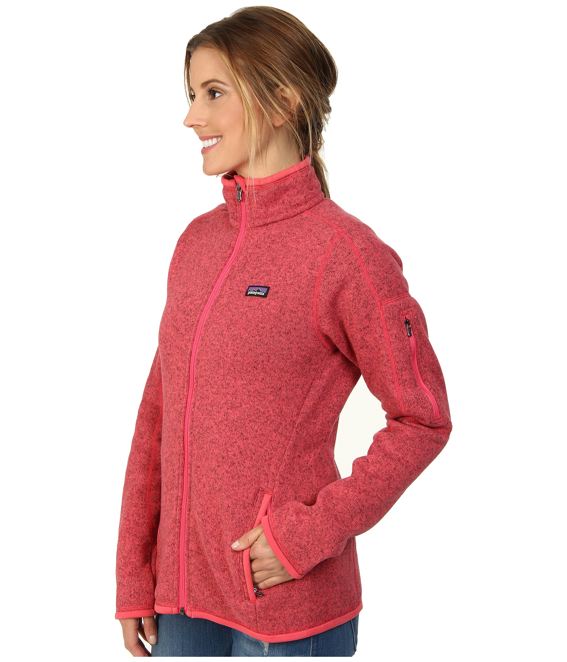 Patagonia Better Sweater® Fleece Jacket in Pink | Lyst