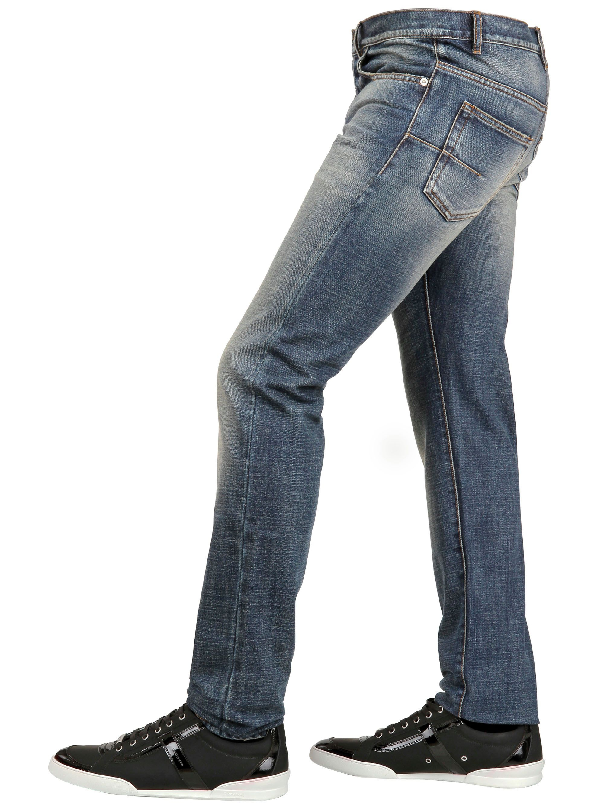 Dior Homme 19Cm Heavy Seas Denim Jeans in Blue for Men - Lyst