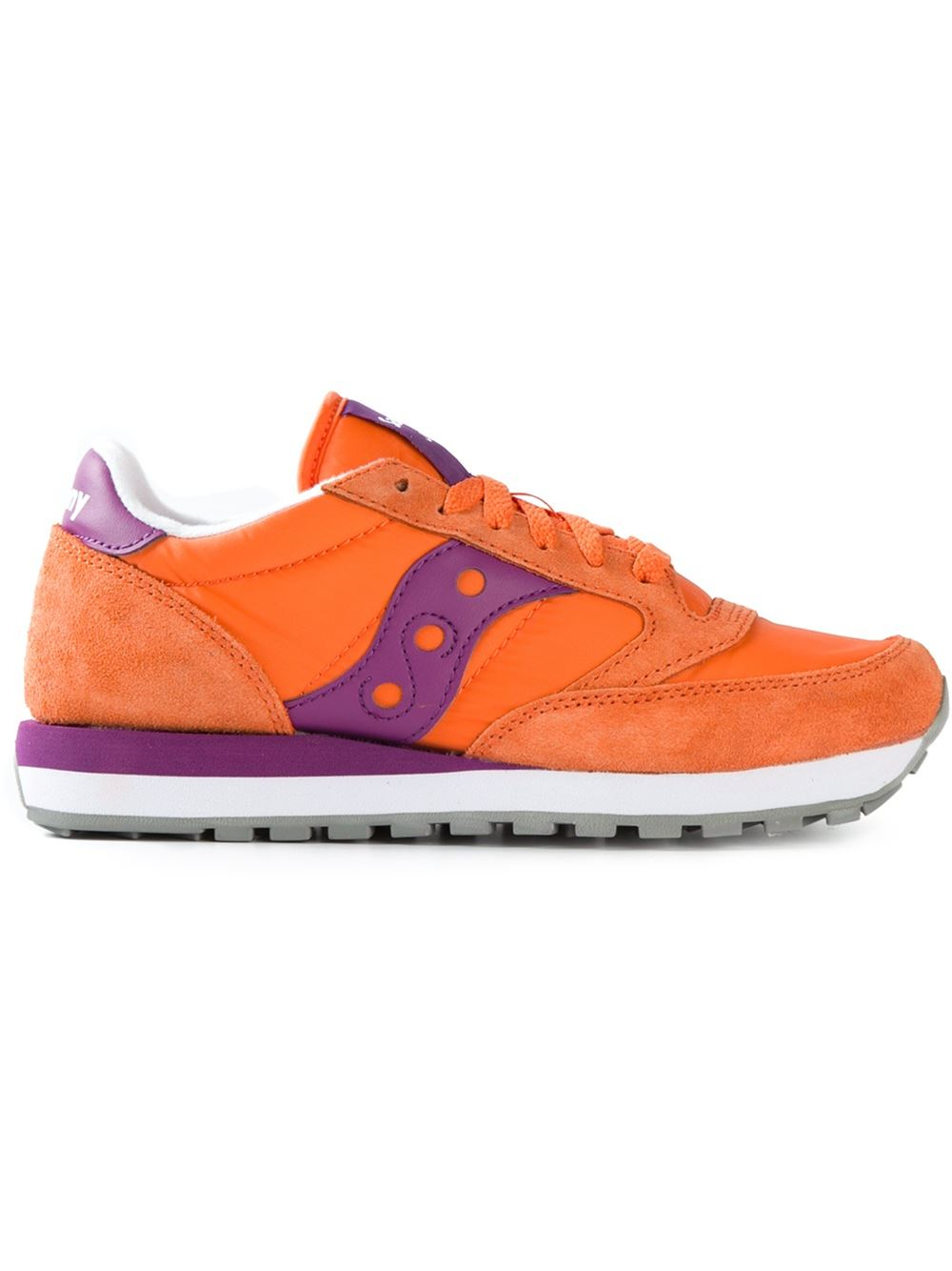 purple saucony sneakers