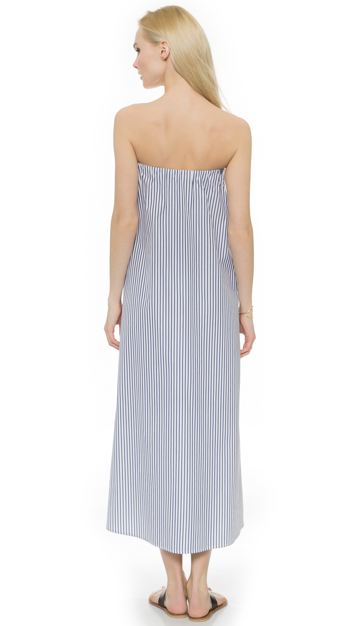 caroline constas strapless dress