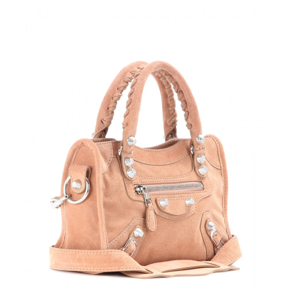 Balenciaga Suede Bag Pink Balenciaga Suede Bag Pink