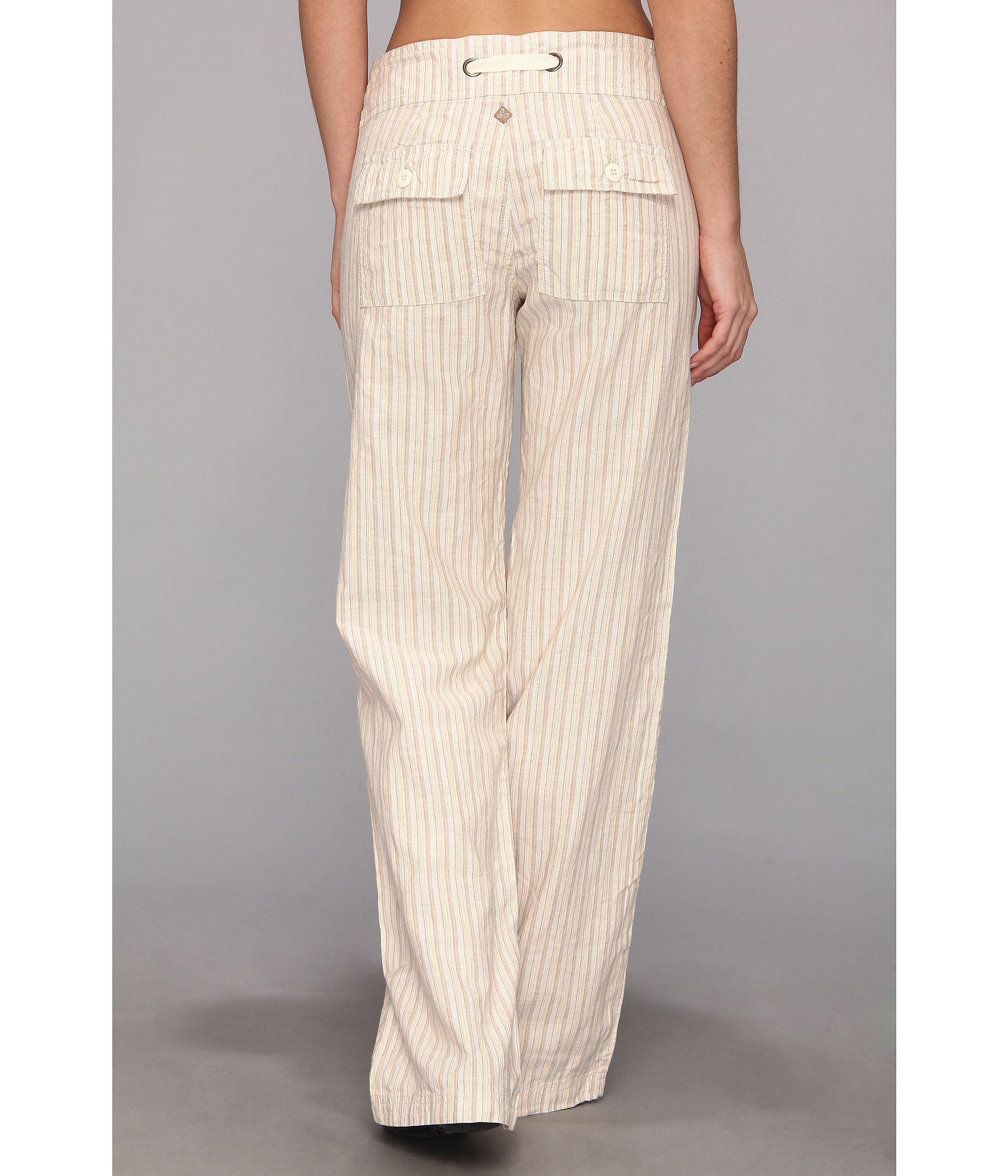 Prana Cotton Steph Pant in Stone (White 