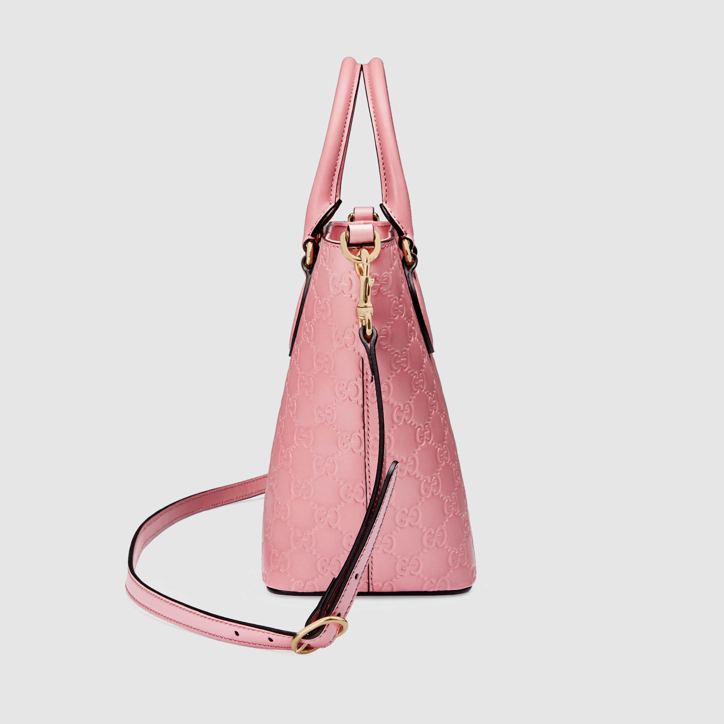 Gucci Pink GG Monogram Leather Bag For Sale at 1stDibs  gucci pink handbag,  pink gucci monogram bag, gucci pink leather bag