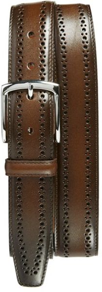 allen edmonds tan belt
