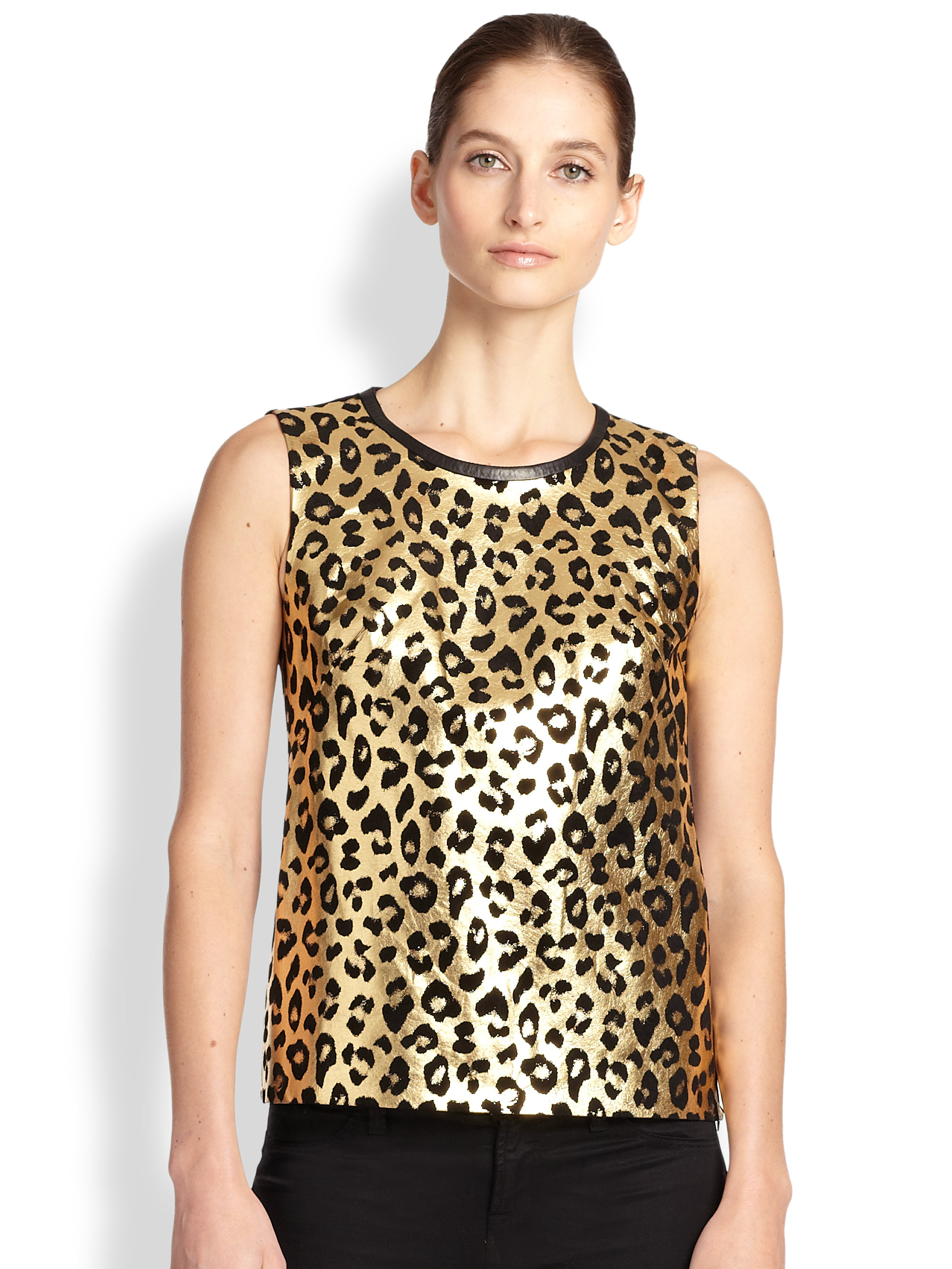 milly leopard top