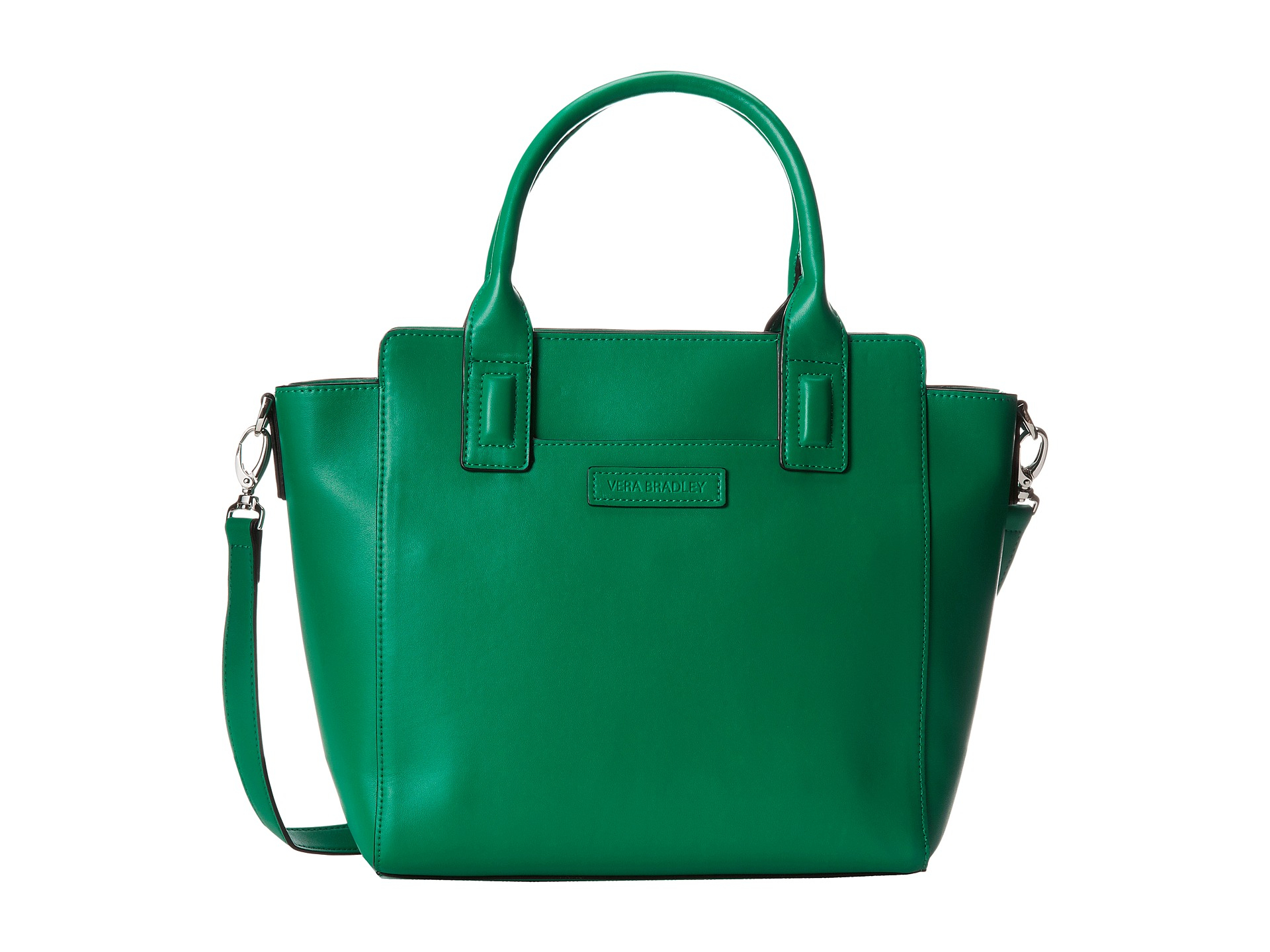 Vera Bradley Solid Pu Handbag in Emerald Green (Green) Lyst