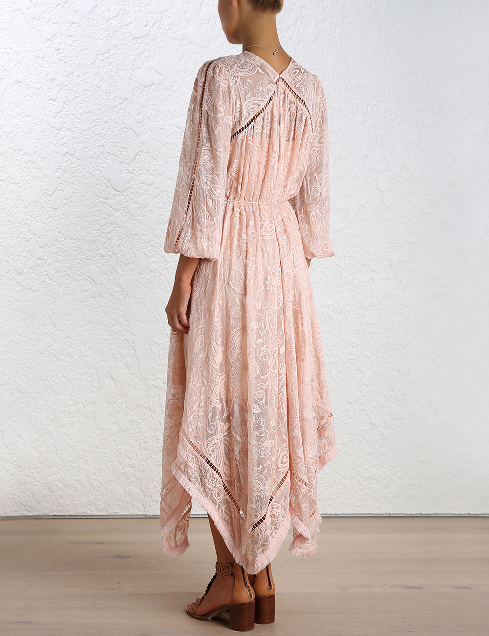 zimmermann henna floating fringe dress