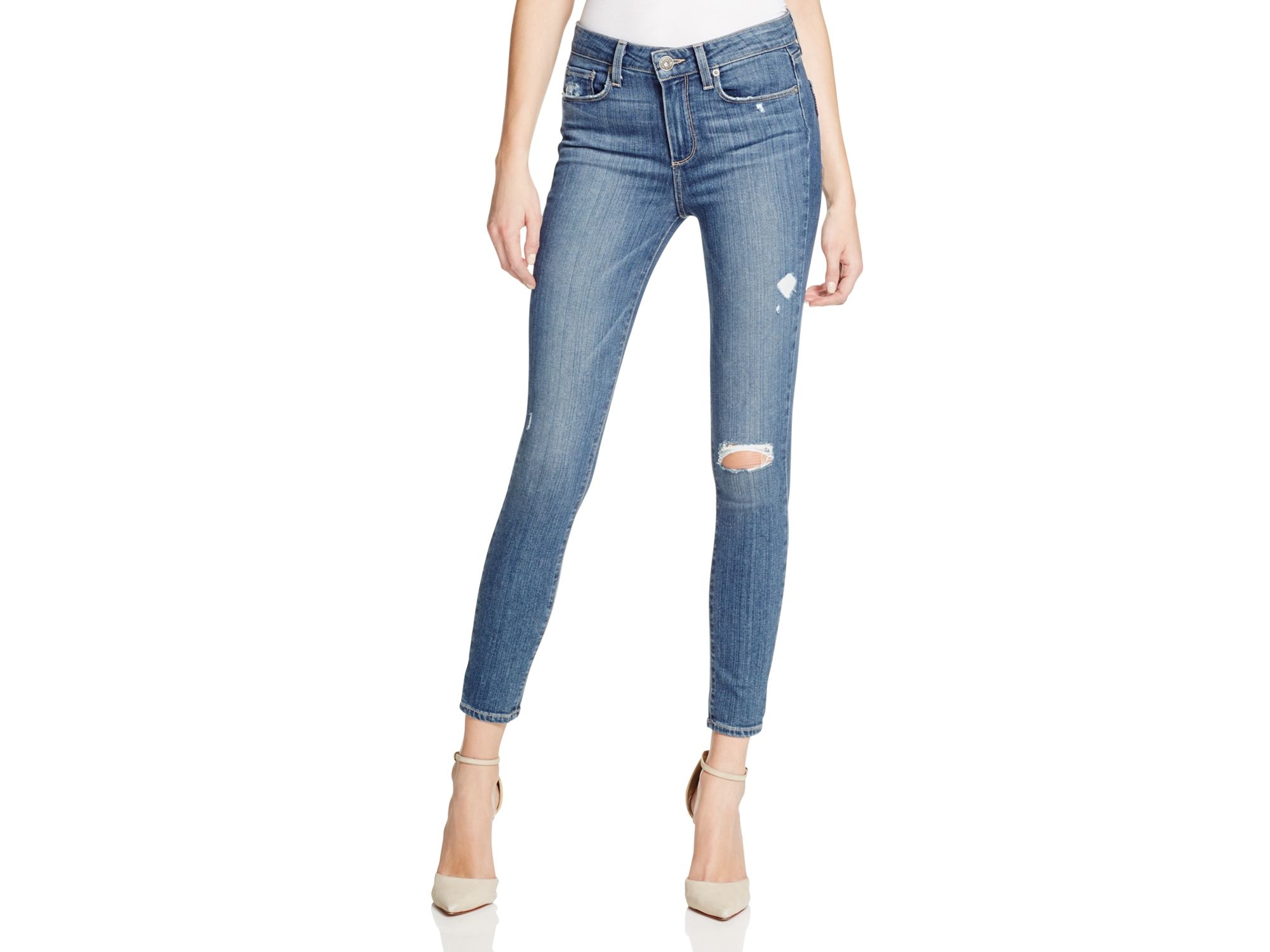 paige hoxton ankle skinny jeans