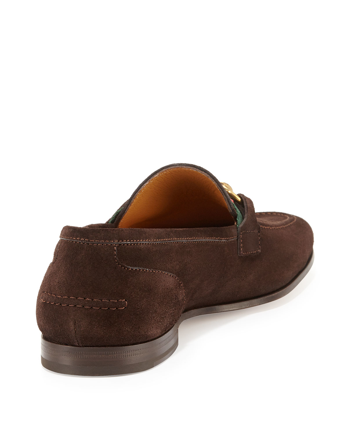 brown gucci loafer
