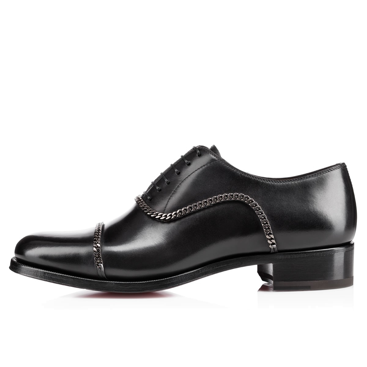 Christian louboutin Due Chain Calf in Black for Men | Lyst  