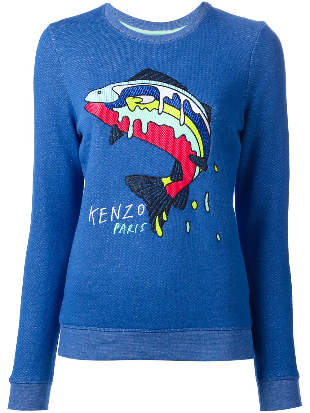 kenzo fish sweater