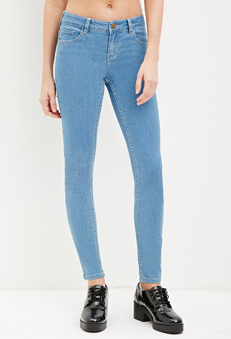 forever 21 light blue jeans