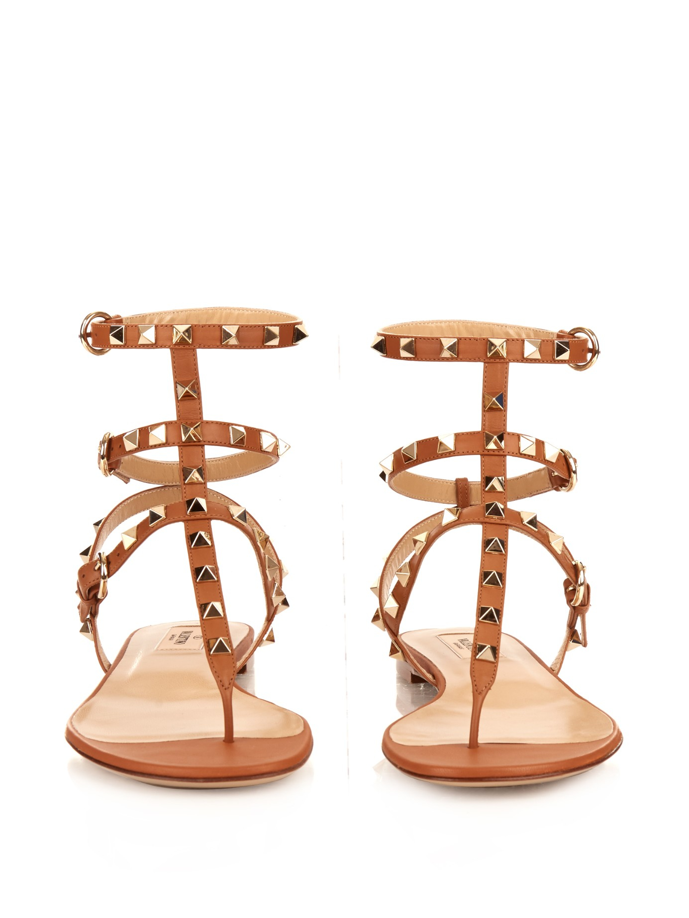 tan valentino sandals