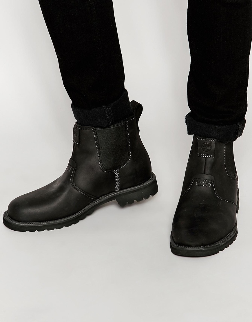 stormbuck chelsea boot for men in black