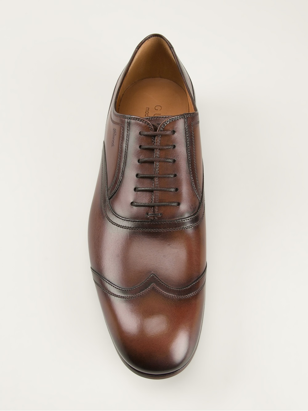Gucci Derby Shoes in Brown for Men Lyst