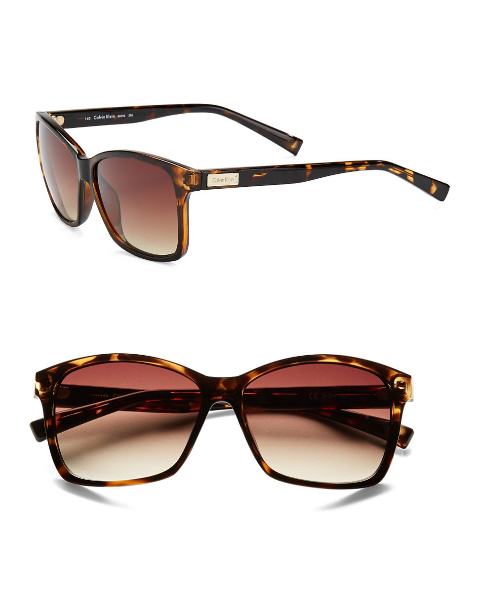 calvin klein tortoise glasses
