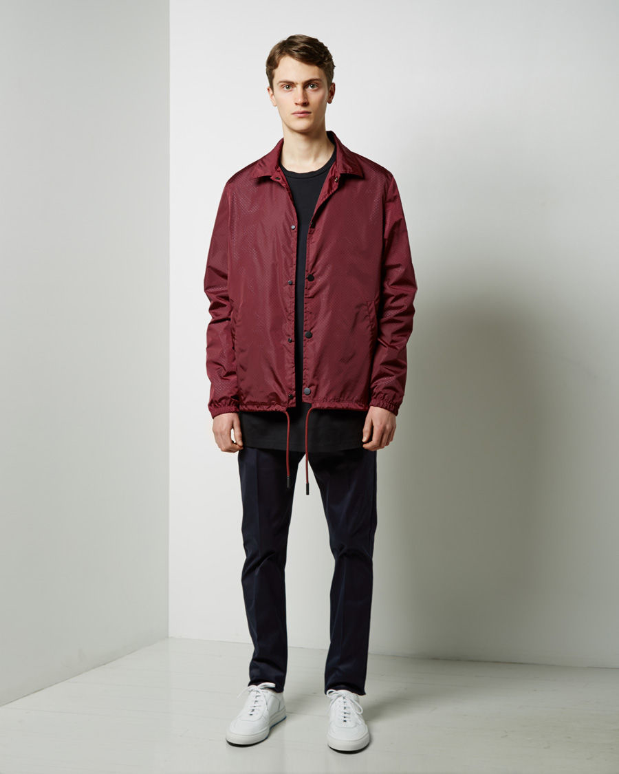 acne studios purple jacket