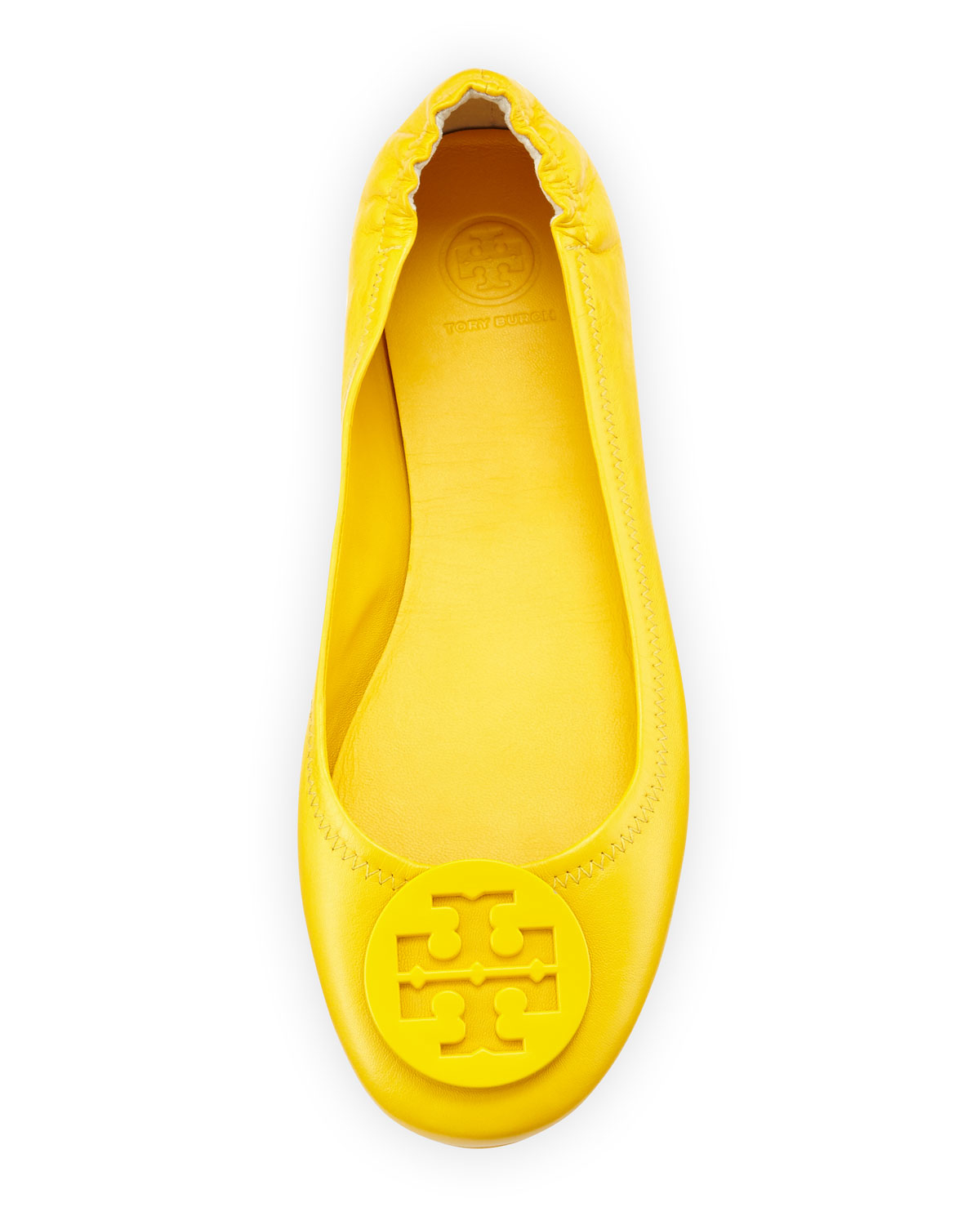 tory burch yellow flats