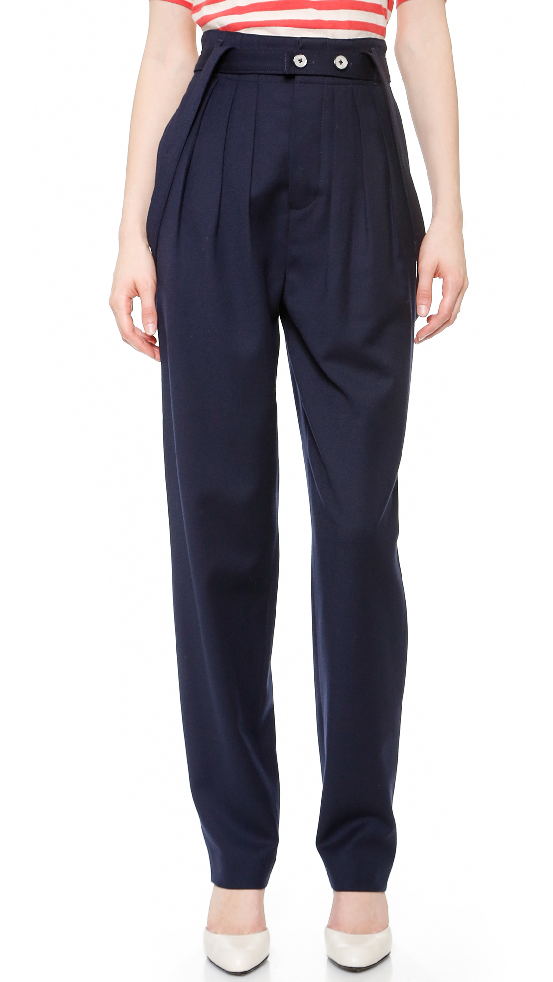 Marc by marc jacobs Junko Pants With Suspenders - Normandy Blue in Blue ...
