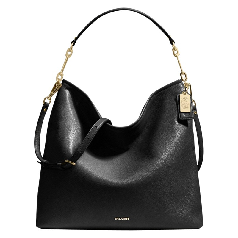 Coach Madison Hobo Bag in Black | Lyst