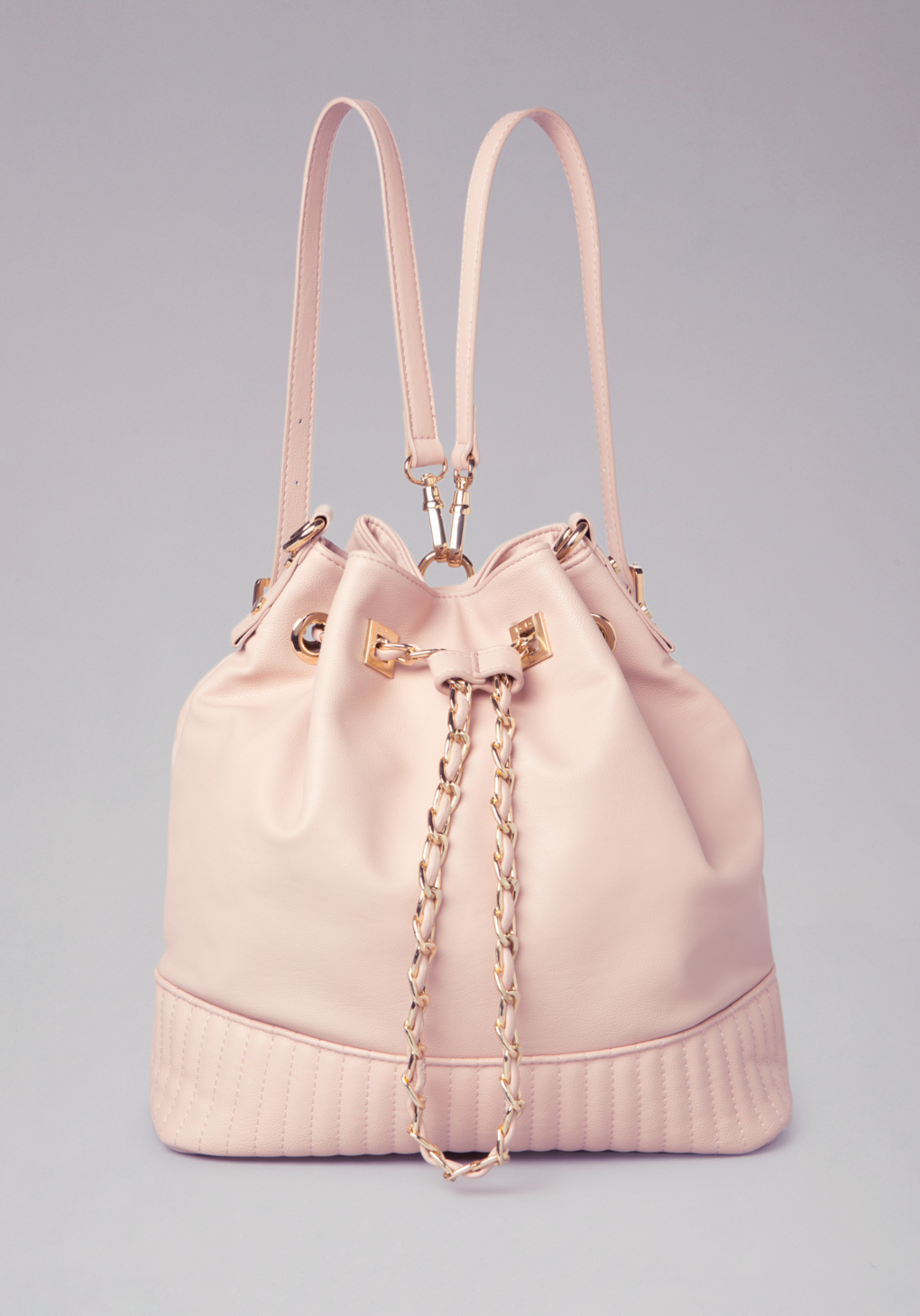 bebe pink backpack