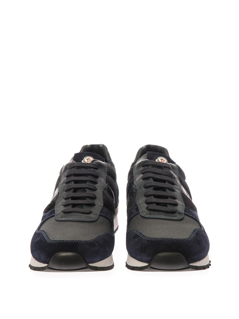 blue moncler trainers