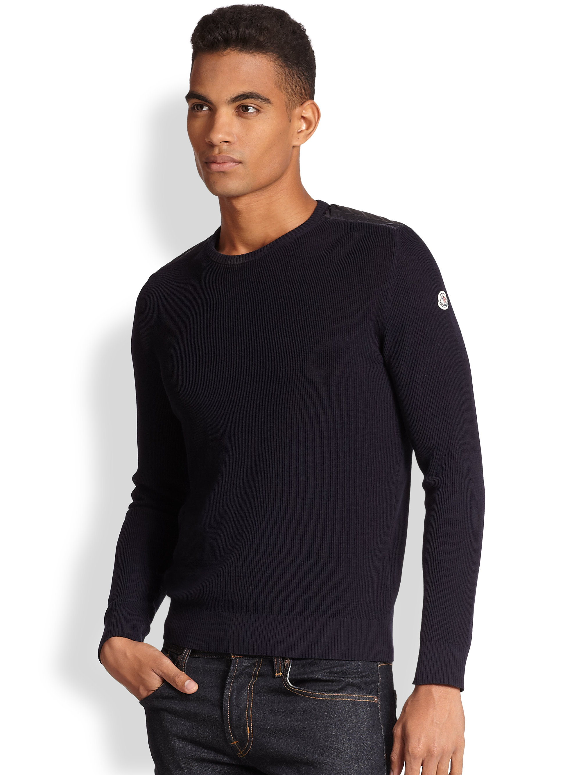 moncler crew neck sweater