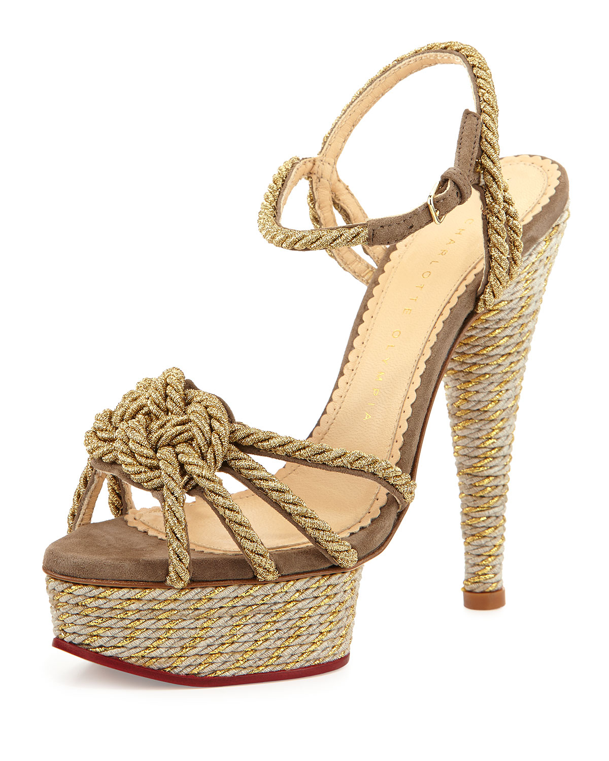 rope platform sandals