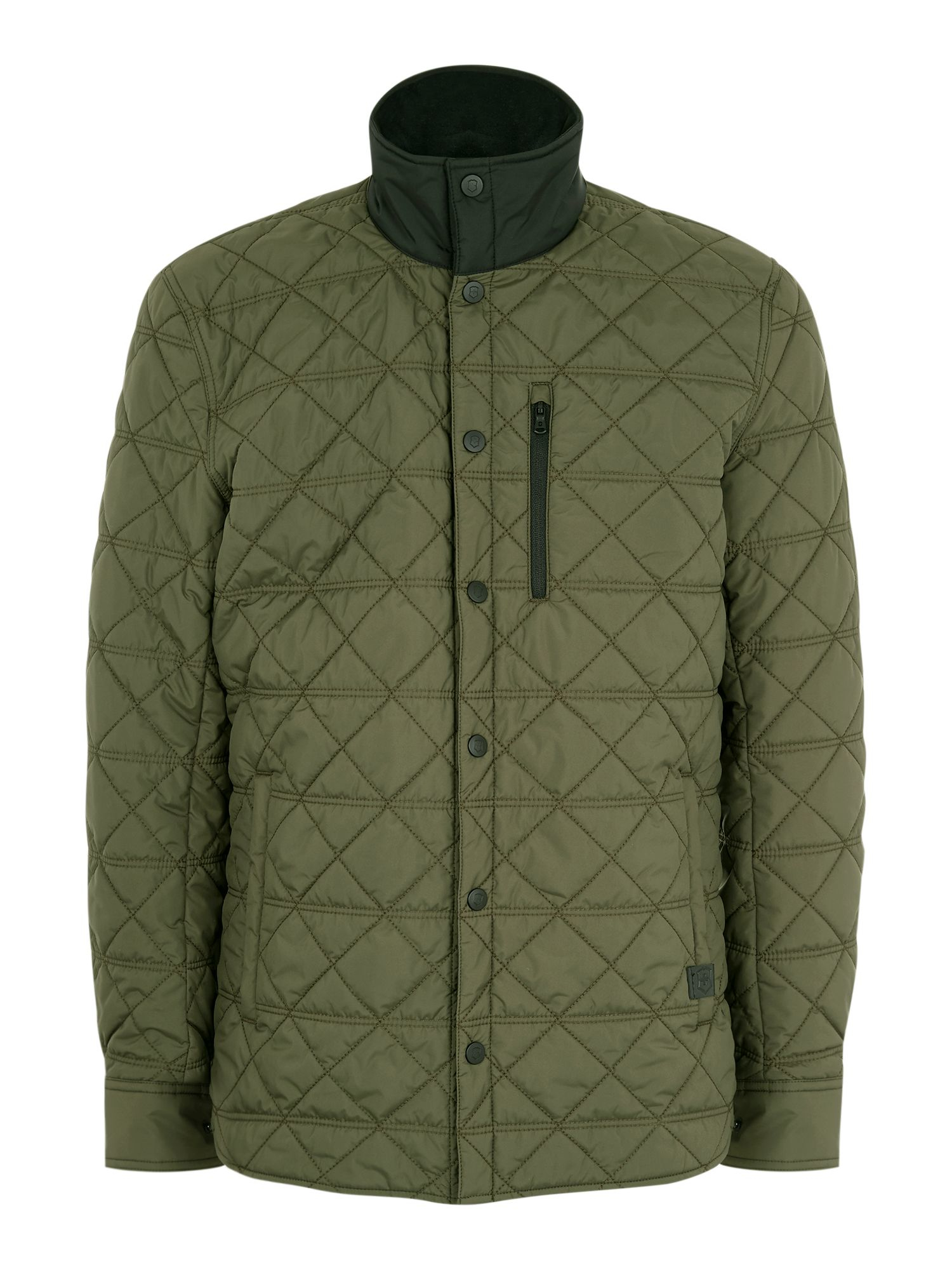 Victorinox Bernhold Qulited Jacket in Green for Men | Lyst