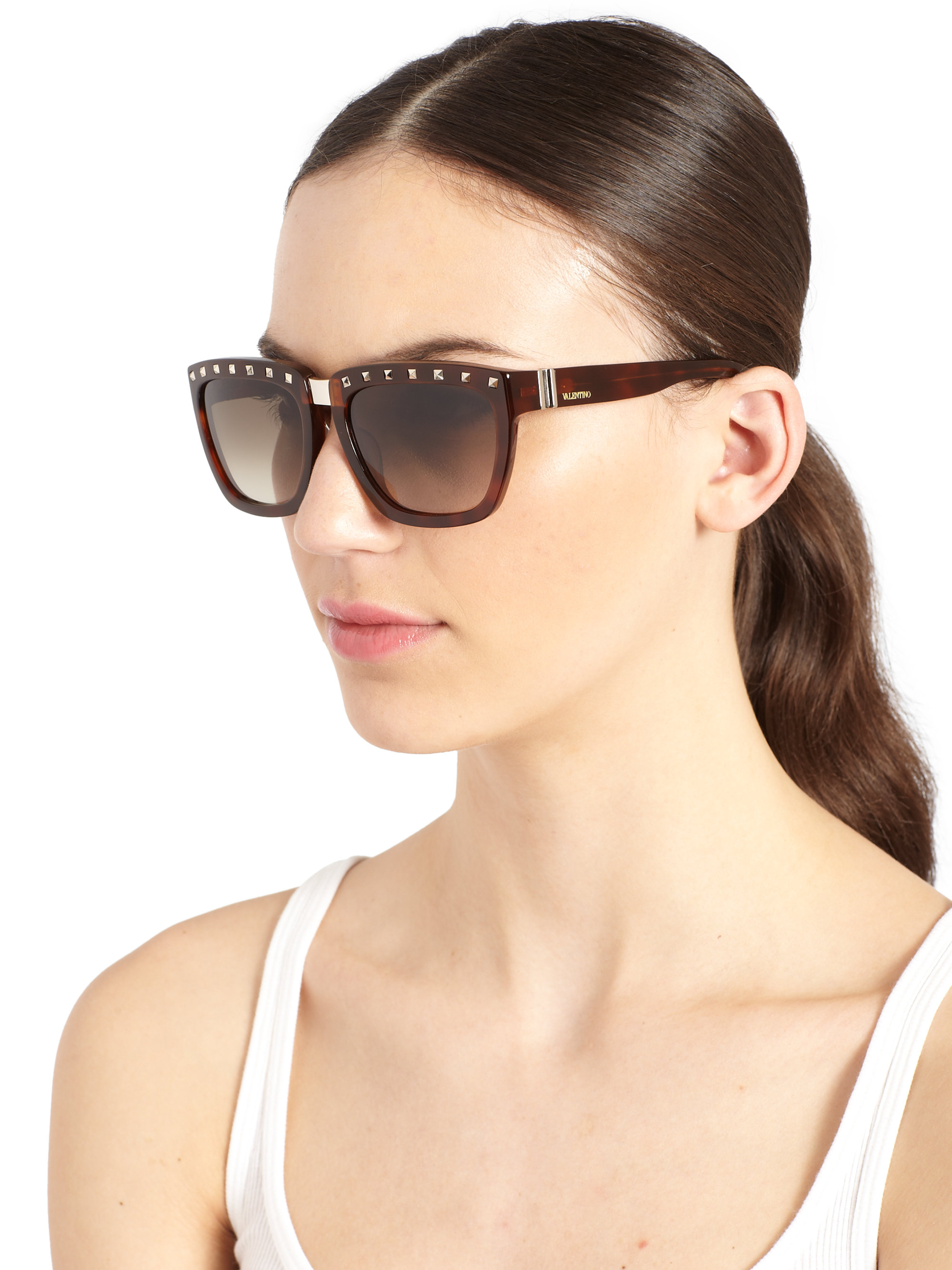 buy > valentino studded sunglasses, Up to 69% OFF