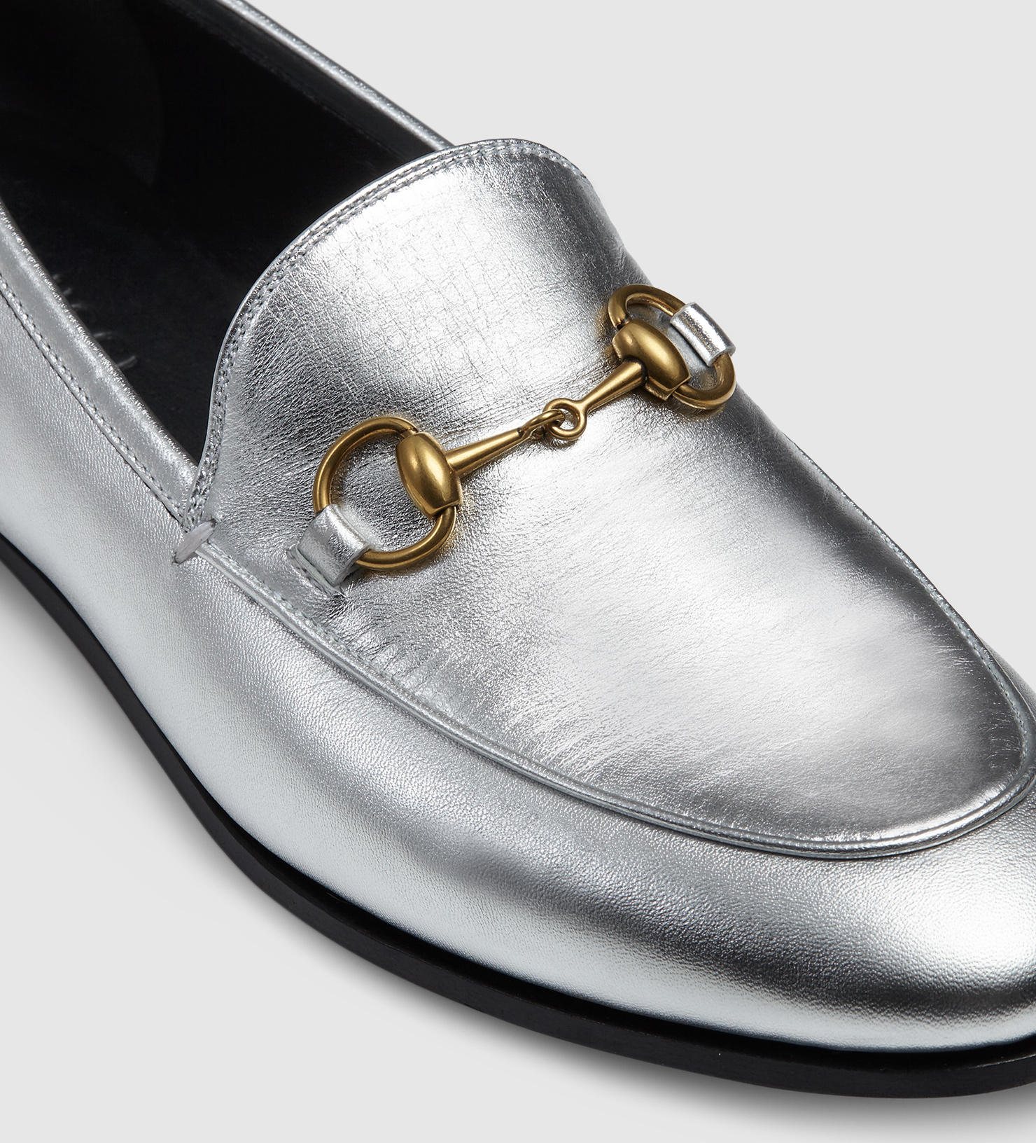 High street version of the Gucci Jordaan metallic loafer dupe (for as low  as £10) –
