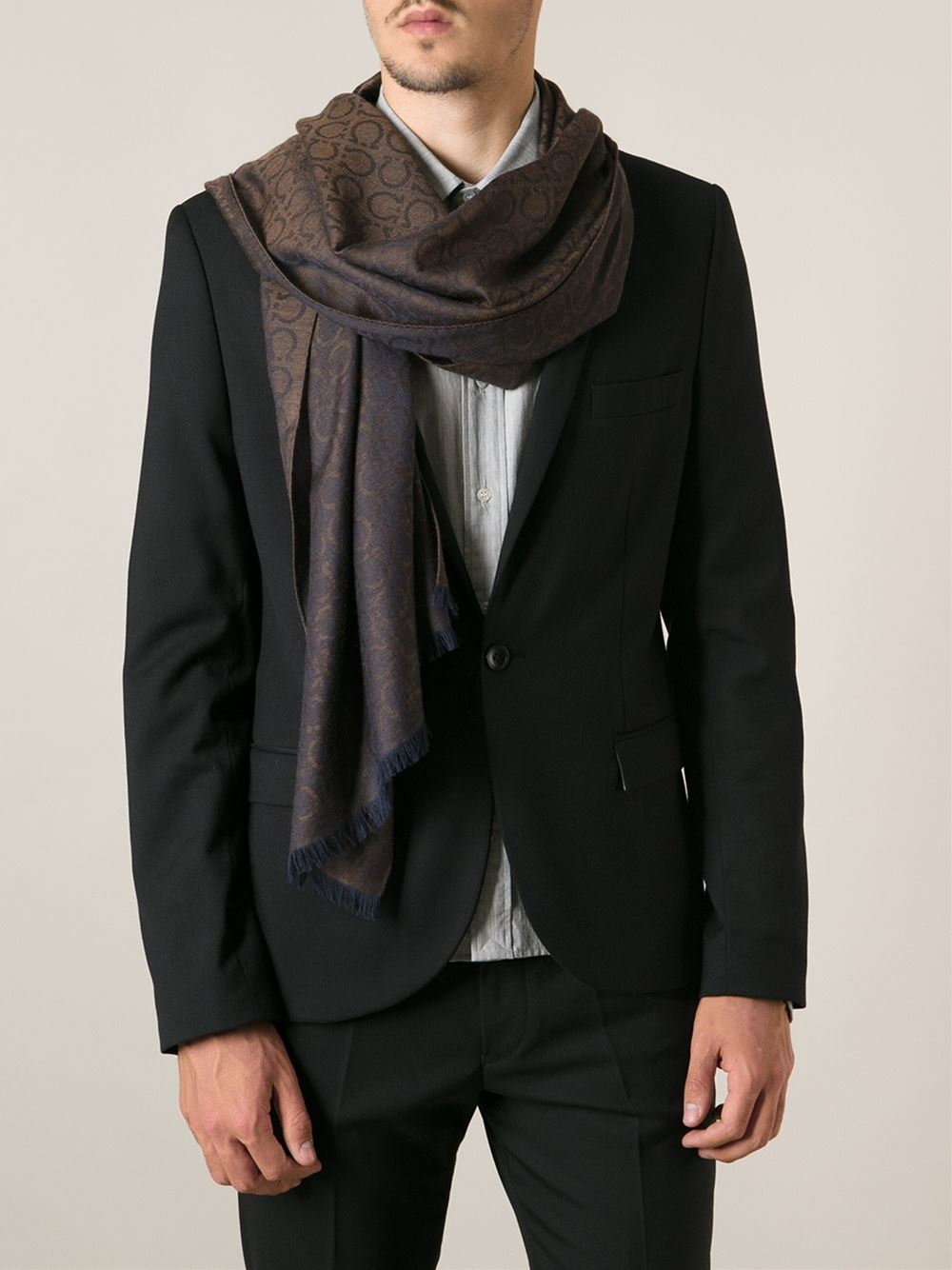 salvatore ferragamo mens scarf