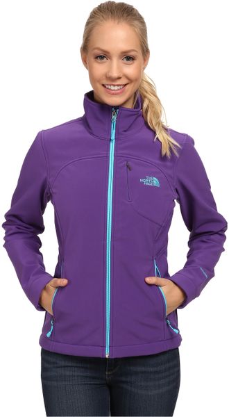 mens purple north face coat