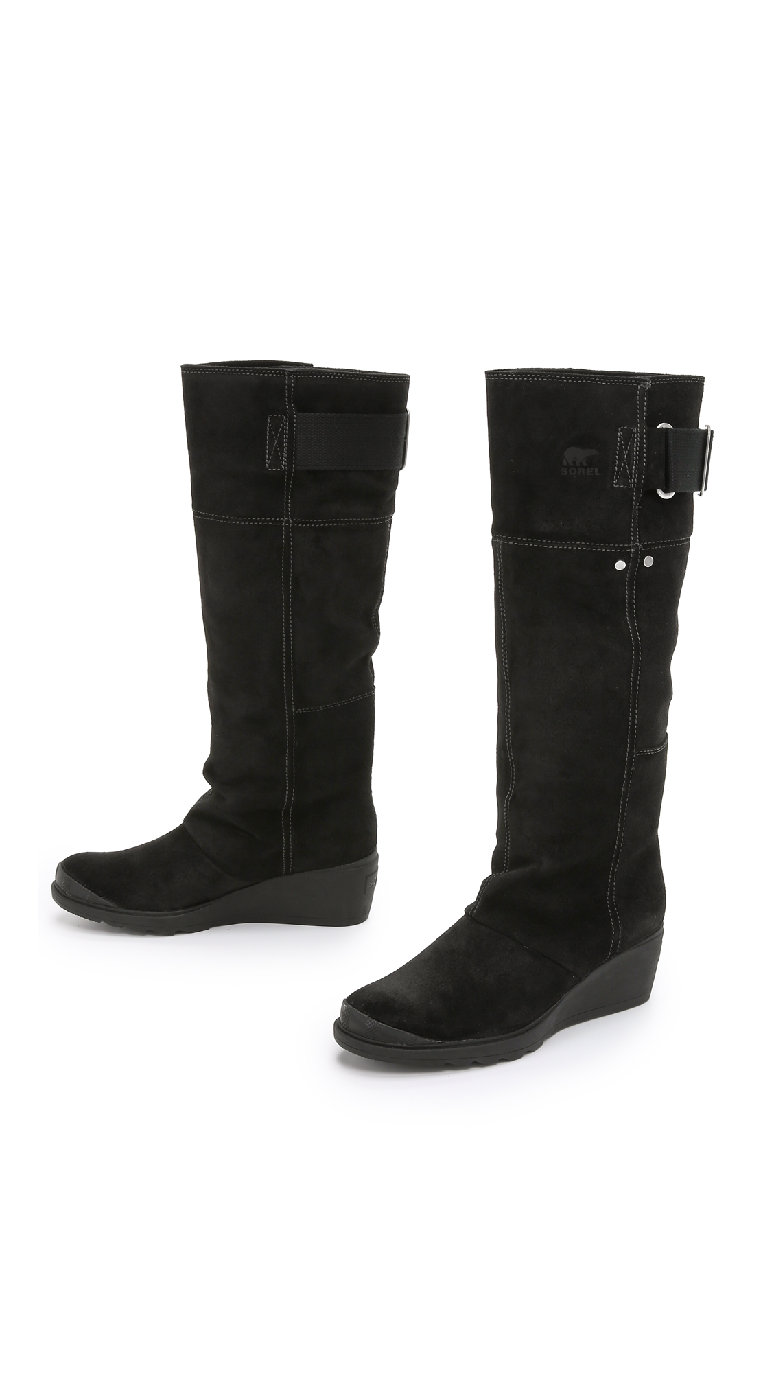 tall black sorel boots